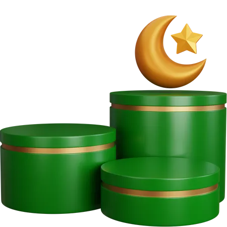 Ramadan Podium  3D Icon