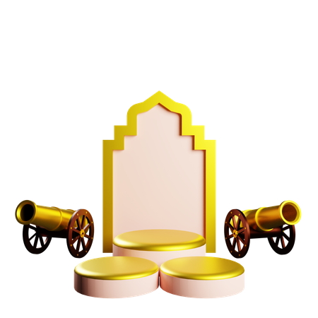 Ramadan Podium  3D Icon
