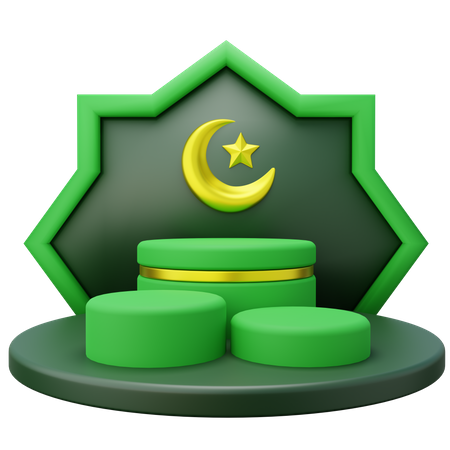 Ramadan Podium  3D Icon