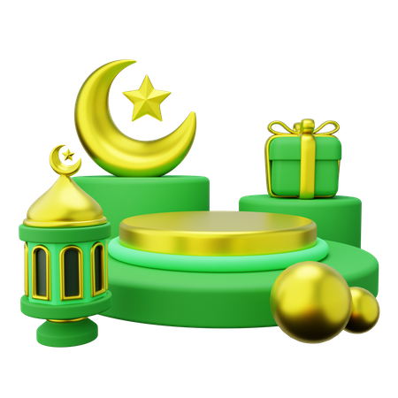 Ramadan Podium  3D Icon