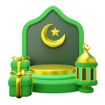 Ramadan Podium  3D Icon