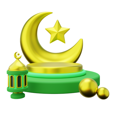 Ramadan Podium  3D Icon