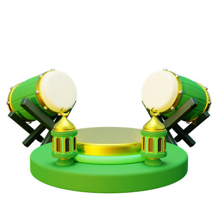 Ramadan Podium  3D Icon