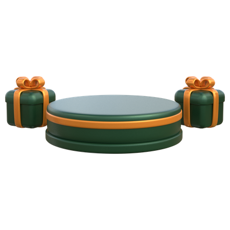 Ramadan Podium  3D Illustration