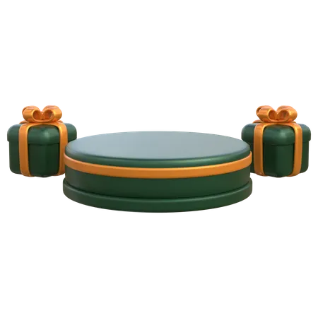 Ramadan Podium  3D Illustration