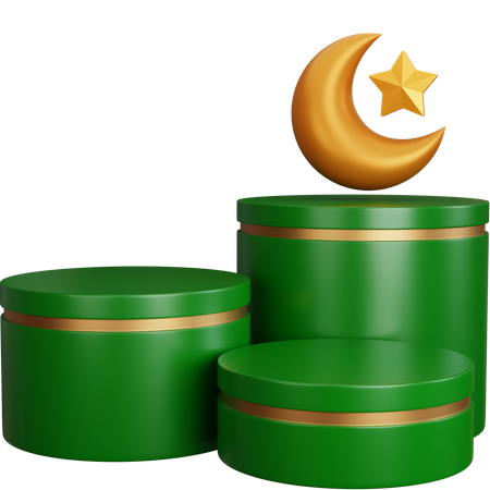 Podium du Ramadan  3D Icon