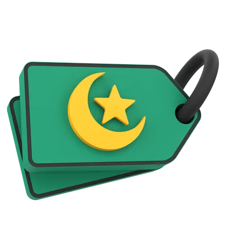 Ramadan Preisschild  3D Icon