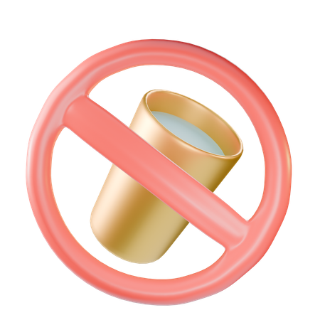 RamadánProhibido beber  3D Icon