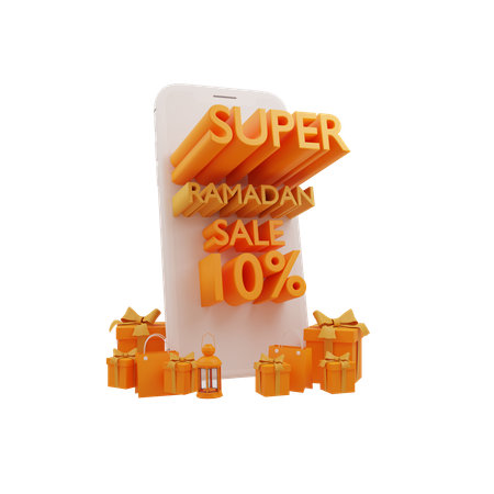 Ramadan Sale  3D Icon
