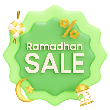 Ramadan Sale  3D Icon