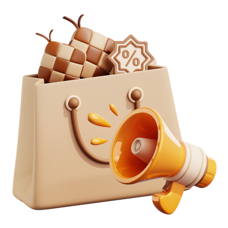 Ramadan Sale  3D Icon
