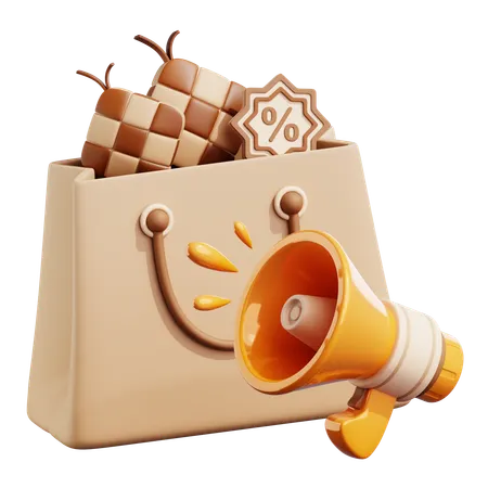 Ramadan Sale  3D Icon
