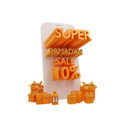 Ramadan Sale  3D Icon