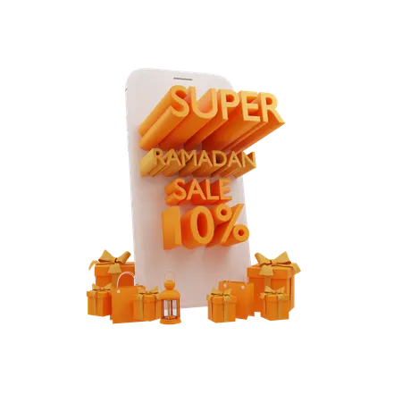 Ramadan Sale  3D Icon