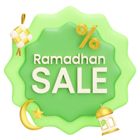 Ramadan Sale  3D Icon
