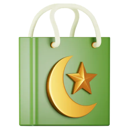 Ramadan shopping bag  3D Icon