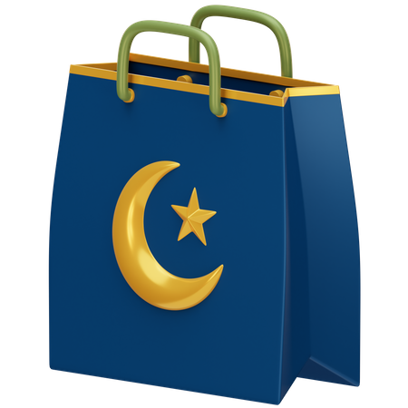 Ramadan Shopping Bag  3D Icon