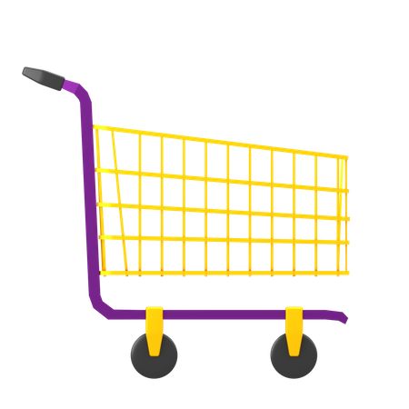 Ramadan Shopping Trolley  3D Illustration