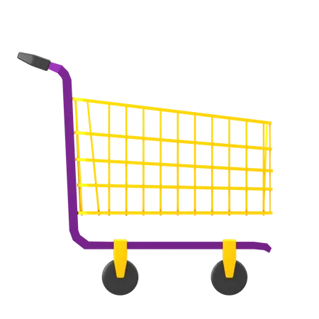 Ramadan Shopping Trolley  3D Illustration