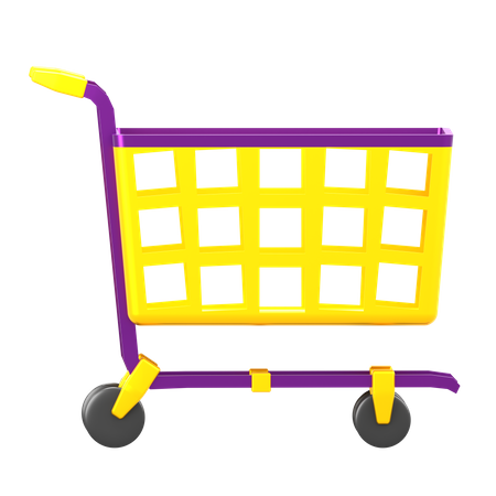 Ramadan Shopping Trolley  3D Illustration