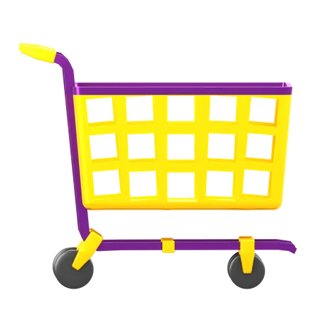 Ramadan Shopping Trolley  3D Illustration