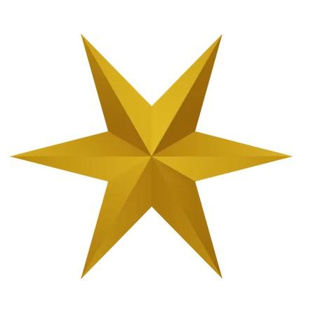 Ramadan Star  3D Icon