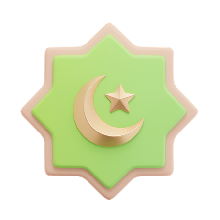 Ramadan Symbol  3D Icon