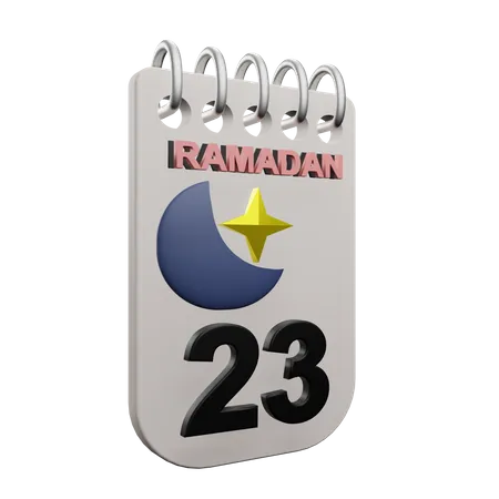 Ramadan Tag 23  3D Icon