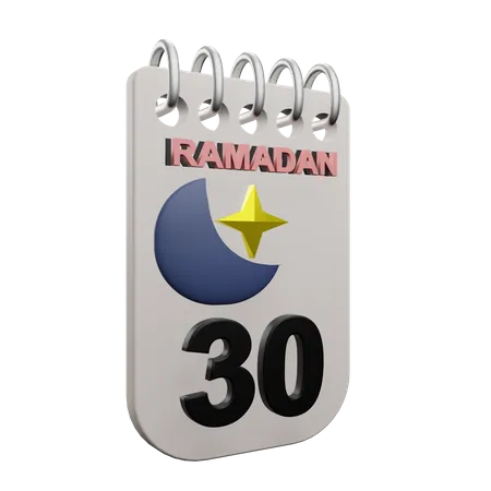 Ramadan Tag 30  3D Icon