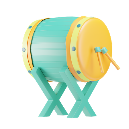 Tambour de ramadan  3D Icon