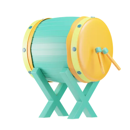 Tambour de ramadan  3D Icon