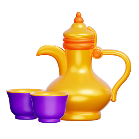 Ramadan Tea Pot  3D Icon