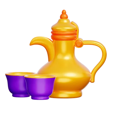 Ramadan Tea Pot  3D Icon