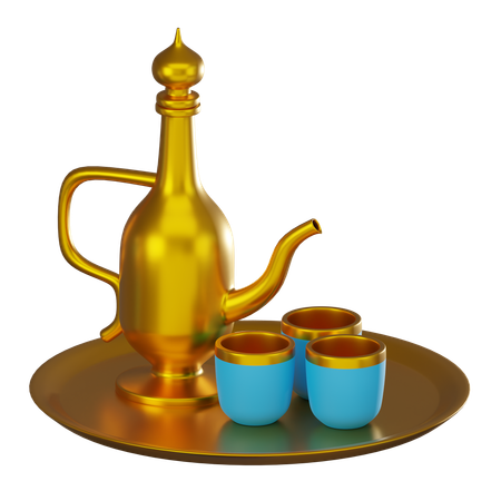 Ramadan Tea Pot  3D Icon