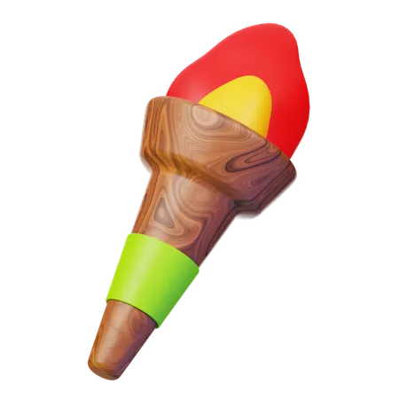 Ramadan torch  3D Icon