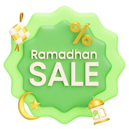 Venta de Ramadán  3D Icon