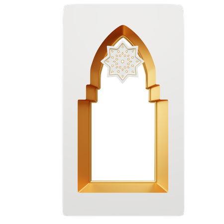 Ramadan Window  3D Icon