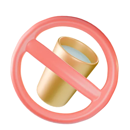 Ramadanforbidden To Drink  3D Icon