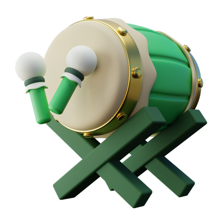 Ramadhan Bedug Instrument  3D Icon