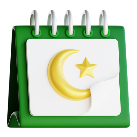 Ramadhan Calendar  3D Icon