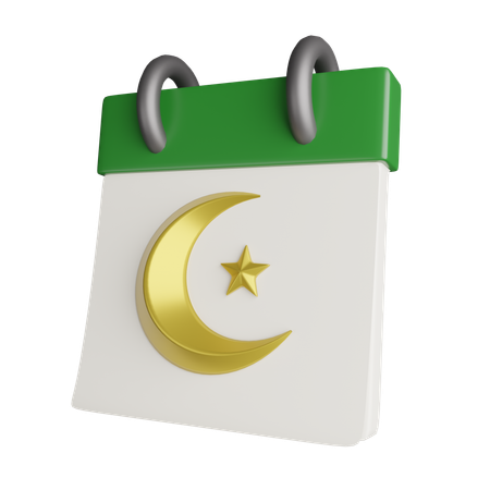 Ramadhan Calendar  3D Icon