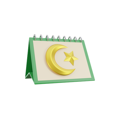 Ramadhan Calendar  3D Icon