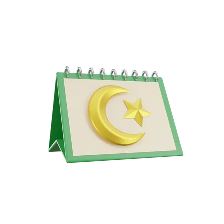 Ramadhan Calendar  3D Icon