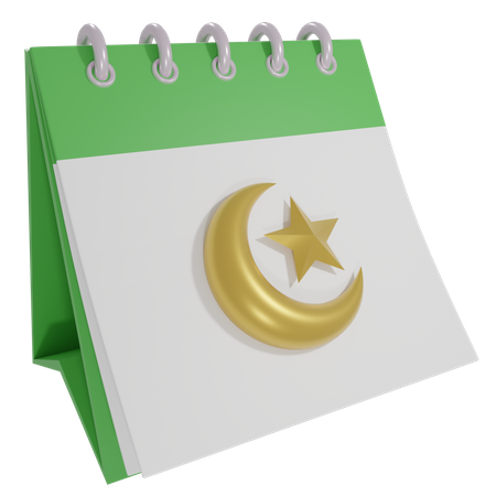 Ramadhan Calendar  3D Icon