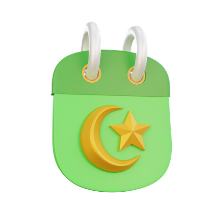 Ramadhan Calendar  3D Icon