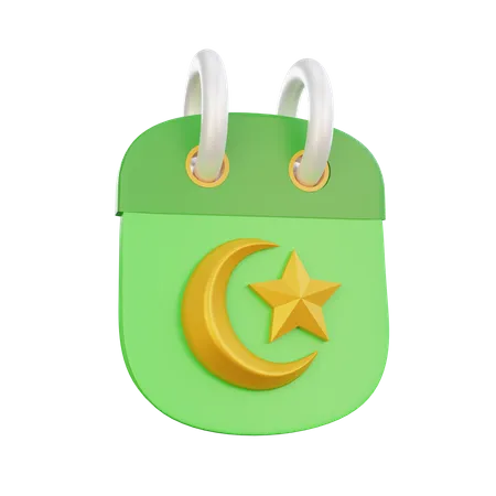 Ramadhan Calendar  3D Icon