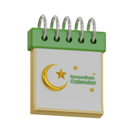 Ramadhan Calendar  3D Icon