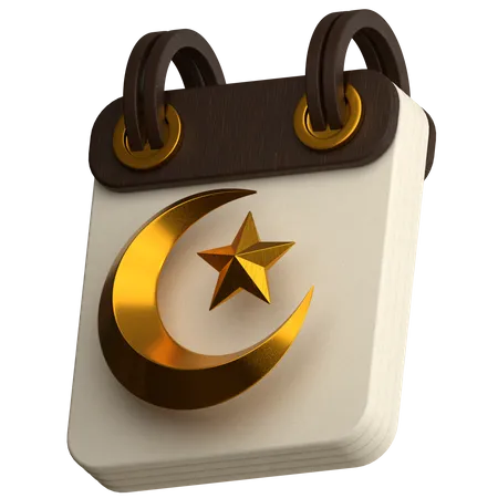 Ramadhan Calendar  3D Icon