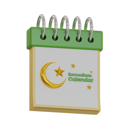 Ramadhan Calendar 3D Icon