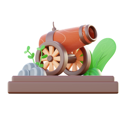 Ramadhan Cannon  3D Icon